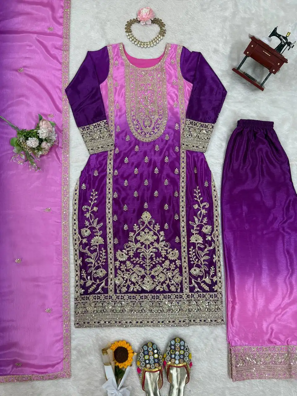 Deepika 36 Designer Kurti Palazzo With Dupatta Collection