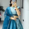 WMT 8136 Zari Weaving Lehenga Choli