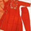 Laxmy Vol 78 Embroidery Work Kurti Pant With Dupatta Collection