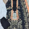 Zarin 47 Black Soft Cotton Digital Printed Readymade Dress