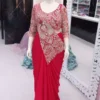 Madhuri 247 Crepe Heavy Work Ready To Wear Saree For Wedding