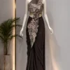 Madhuri 246 Star Georgette Sequence Embroidery Ready To Wear Saree