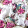 WMS 162 Floral Sparrow With Khatali Handwork Saree