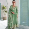 Zarin Vihanika Heavy Silk Festival Wear Readymade Dress