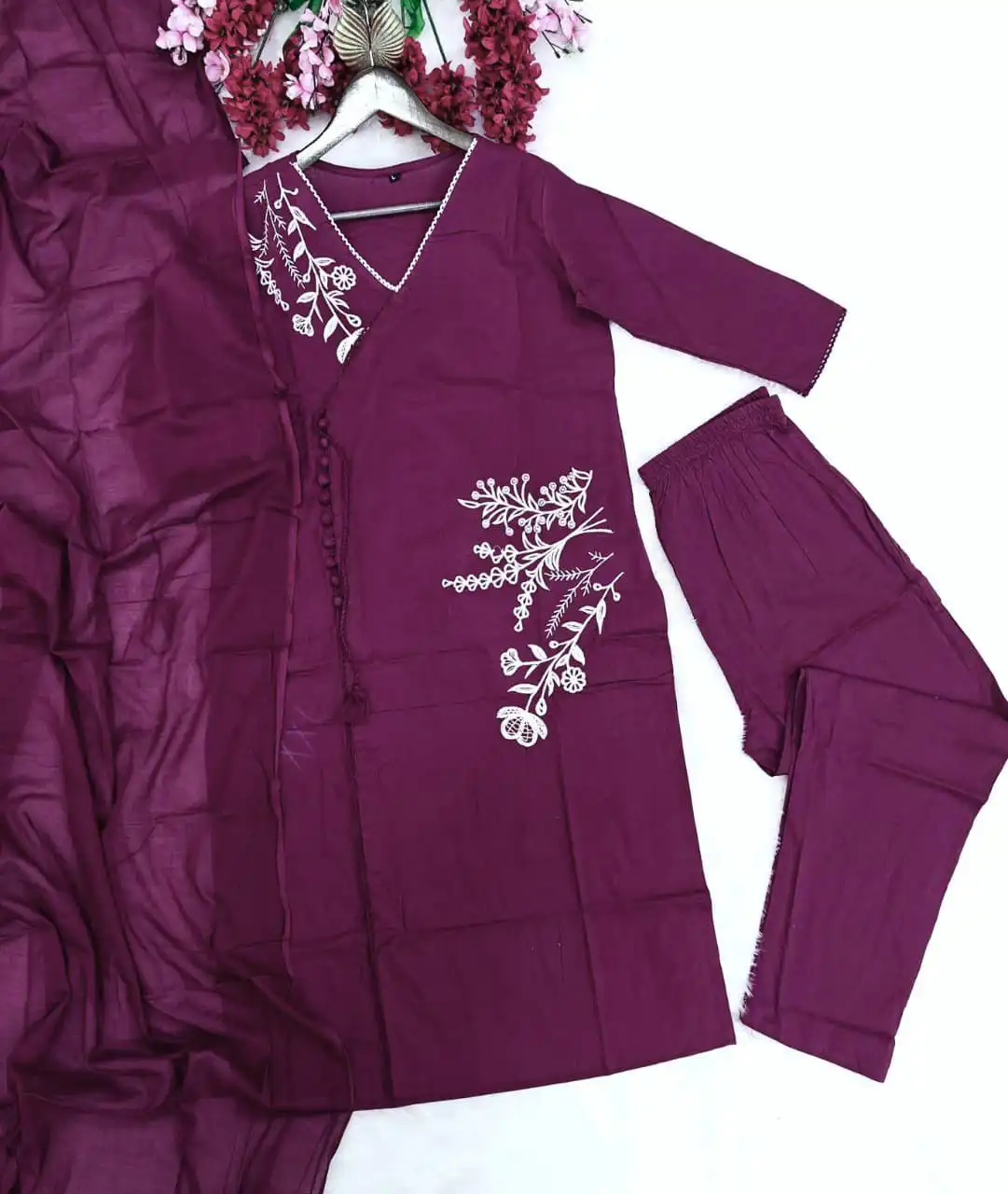 axmy Vol 48 Kurti Pant Dupatta set