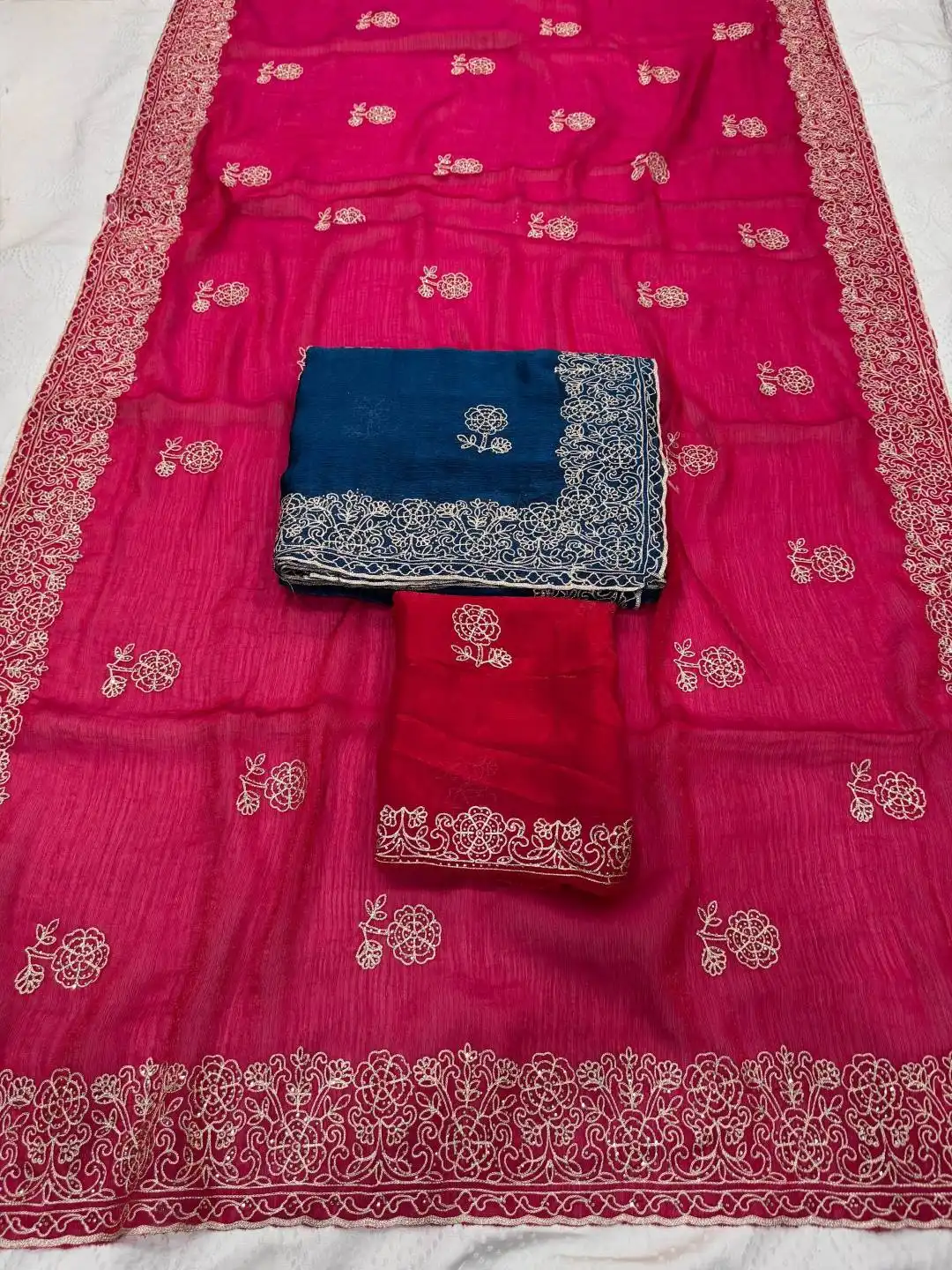 Kiara Naxita 1 Embroidery Party Wear Saree