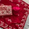 Kiara Correct Chikankari Embroidery Work Party Wear Saree