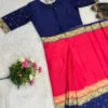 SGT 237 Mysore Silk Double Tone Zip And Go Gown Saree Trading Design