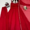 Deepika 5889 Mirror Work Party Wear Kurti Palazzo With Dupatta