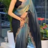 WMS Vol 163 Two Tone Padding Saree With Diamond Jarkhand Work