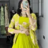 WMT 8216 Gorgette Party Wear Lehenga Choli Woaman