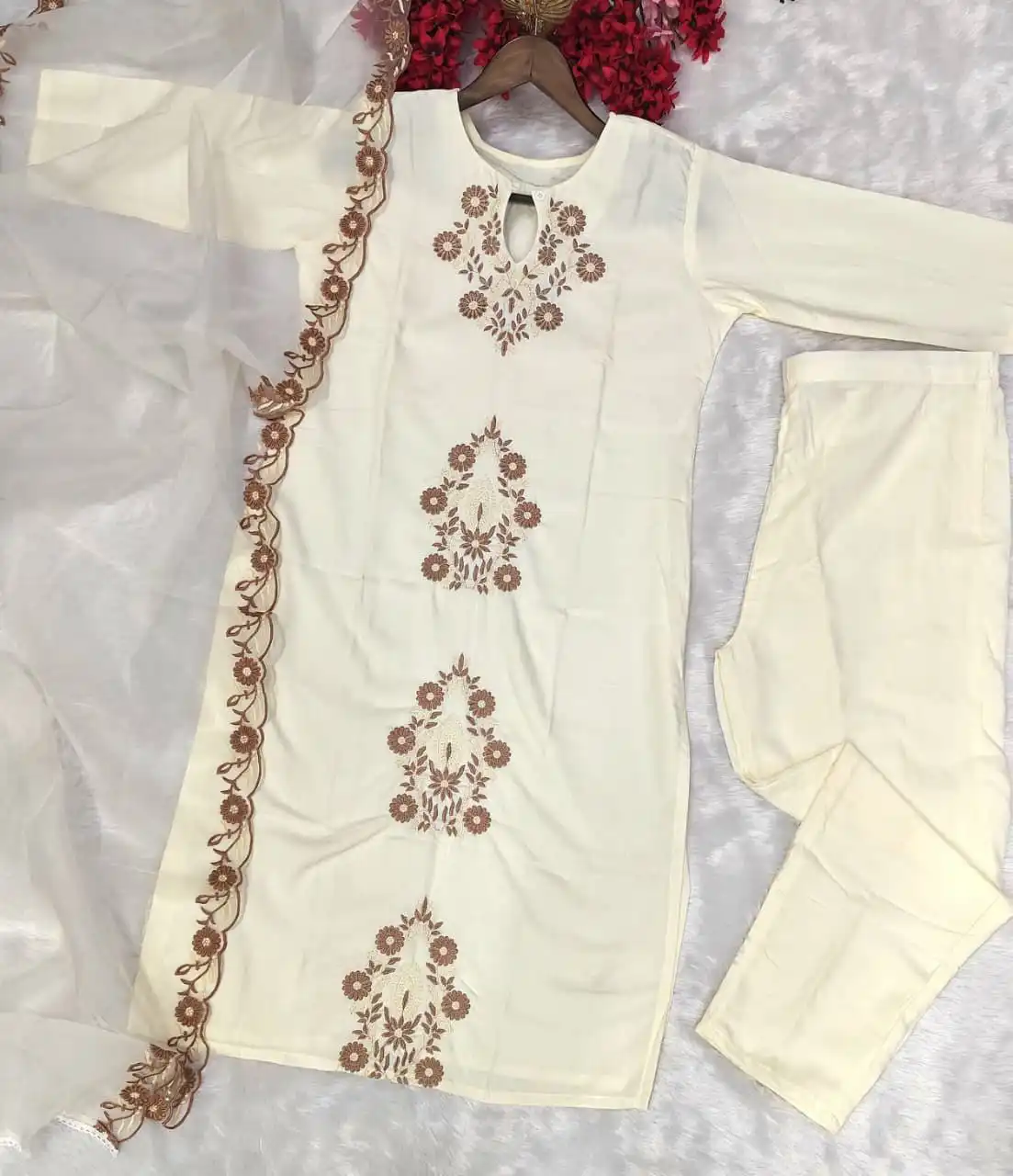 Laxmy Vol 46 Kurti Pant Dupatta Set