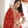 Moni 5062 Vichitra Silk Heavy Work Lehenga Choli For Women
