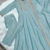 Laxmy Vol 71 Embroidery Anarkali Kurti Pant With Dupatta Collection