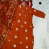 Laxmy Vol 76 Embroidery Work Kurti Pant With Dupatta Collection