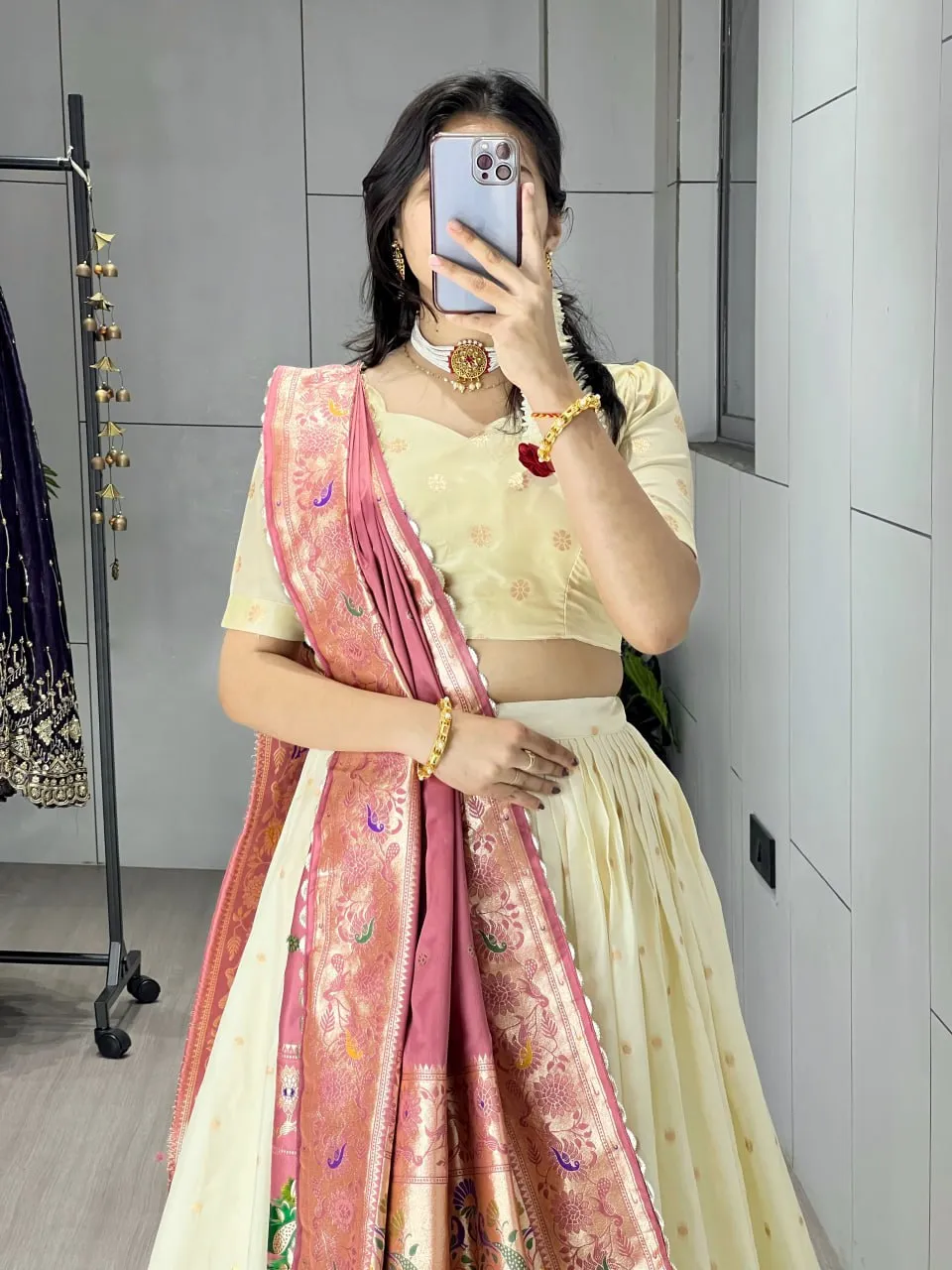 WMT 8233 Lehenga Choli Pongal