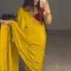 WMS Vol 165 Chinnon Real Mirror Party Wear Saree