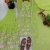 Sabina 1695 Faux Georgette Embroidery Readymade Dress for woman