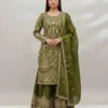 Sabina 1697 Silk Designer Mehndi Occasion Readymade Dress for woman