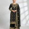 Sabina 5214 Faux Georgette Christmas Readymade Dress for woman