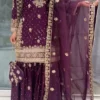 Sabina 5314 Natural Crep Silk Embroidery Wedding woman Readymade Dress