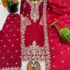Sabina 5316 Silk Embroidery Sequence Readymade Dress