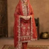 Sabina 5321 Crunchy Silk Festive Readymade Dress