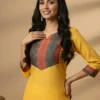 Shiv Vol 140 Yellow Heavy Cotton Occasion Co Ord Set