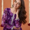 Shiv Vol 143 Purple Georgette Printed Co Ord Set