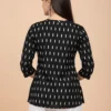 Shiv Vol 154 Black Cotton Blend Printed Short Top Western Wear