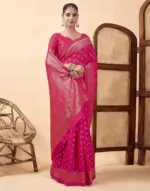 Sm Pari 122 Leem Silk Woven Work Festival Saree Collection - Image 3