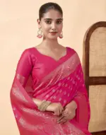 Sm Pari 122 Leem Silk Woven Work Festival Saree Collection - Image 8