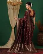 Sm Pari 122 Leem Silk Woven Work Festival Saree Collection - Image 9