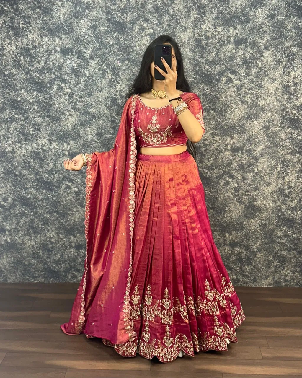 Vally Vol 102 Kanjivaram Silk Zari Weaving Lehenga Choli