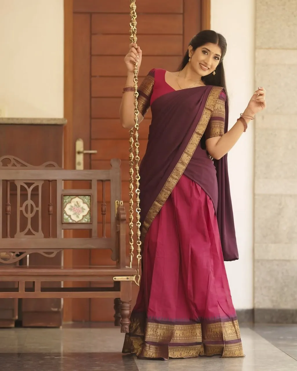 Vally Vol 105 Kanjivaram Silk Festival Lehenga Choli