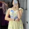 WMT 8202 Weightless Floral Printed Frock Kurtis
