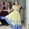 WMT 8202 Weightless Floral Printed Frock Kurtis