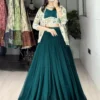 WMT 8218 Gorgette Lehenga Choli Festival Wear Collection