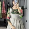 WMT 8219 Soft Silk Kalamkari Printed Gown Collection