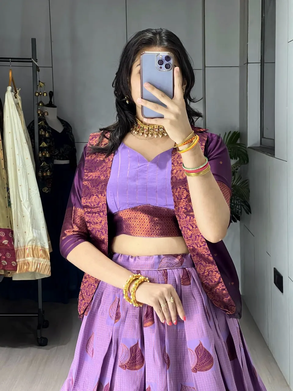 WMT 8220 Jacquard Silk Lehenga Choli Collection