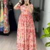 WMT 8221 Weightless Floral Printed Gown