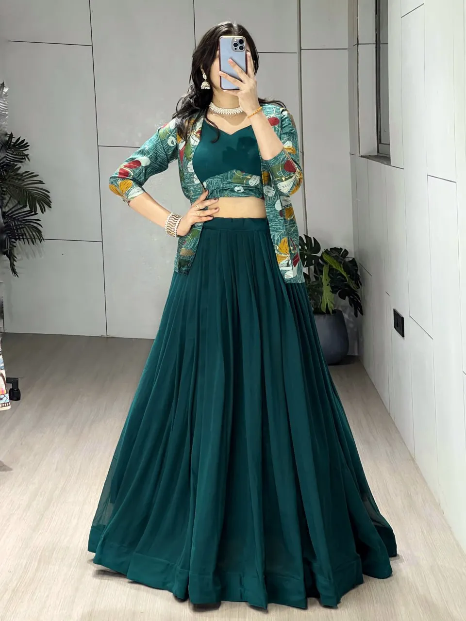 WMT 8231 Heavy Gorgette Occasion Lehenga Choli