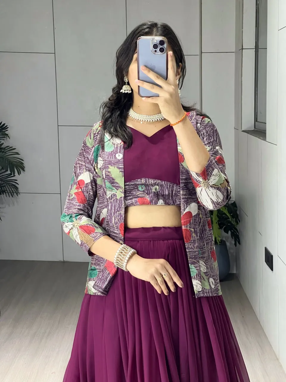 WMT 8231 Heavy Gorgette Occasion Lehenga Choli