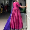 WMN 5008 Aura Silk Weaving Festive Gown