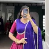 WMN 5008 Aura Silk Weaving Festive Gown