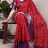 WMN 7029 Crepe Zari Weaving Work Festival Saree for woman