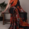 WMN 7032 Weightless Marbal Printed Daily Wear Saree