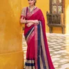WMN 7049 Meeshrii Cotton Printed Weaving Saree for woman