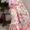 WMN 7057 Tasar Silk Floral Printed Saree