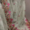 WMN 7400 Zari Kota Tissue Party Wear Embroidery Saree